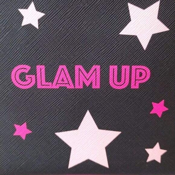 French Bull Black Pink Glam Up Large Cosmetic Travel Case Organizer NWT - Picture 3 of 16